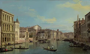 Gondolas Prints: The Grand Canal in Venice from Palazzo Flangini to Campo San Marcuola