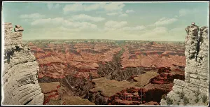 Photochrom Prints: Grand Canyon of Arizona, c1907. Creator: William H. Jackson