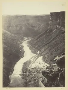 Grand Canyon, Colorado River, Near Paria Creek, Looking West, 1872