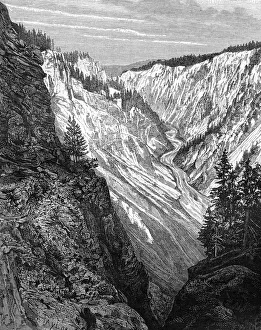 Escarpment Prints: Grand Canyon, Yellowstone National Park, USA, 19th century. Artist: Taylor