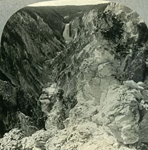 Ca±on Gallery: The Grand Canyon of the Yellowstone, Yellowstone National Park, Wyoming, c1930s