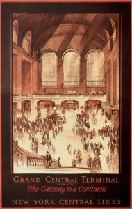 Grand Central Terminal, New York, 1927. Artist: Horter, Earl (1881-1940) Grand Central Terminal, New York, 1927. Artist: Horter, Earl (1881-1940)