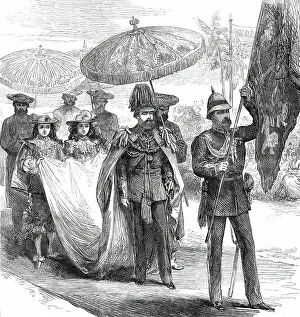 Beards Prints: The Grand Chapter of the Star of India at Calcutta: the Prince of Wales