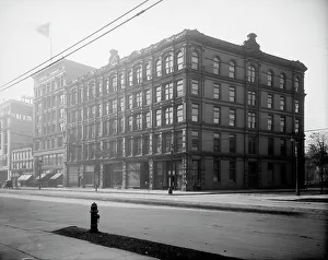 Fire Hydrant Prints: Grand Circus Building, Detroit, Mich. between 1905 and 1915. Creator: Unknown