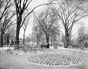 Grand Circus Park Prints: Grand Circus Park, Detroit, Mich. between 1900 and 1910. Creator: Unknown