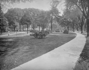 Detroit Prints: Grand Circus Park, Detroit, Michigan, c1897. Creator: Unknown