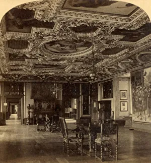 Copenhagen Kobenhavn Denmark Prints: Grand Dining Hall, Frederiksborg Castle, Denmark, 1897. Creator: Unknown