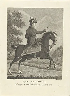 Grand Duchess Anna Pavlovna of Russia (1795-1865), ca 1825. Artist: Beek, Antonie, van der (1783-1852)
