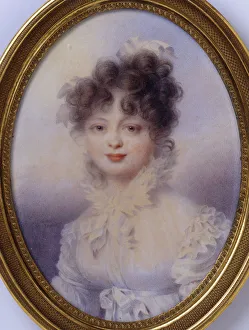 Grand Duchess Catherine Pavlovna of Russia (1788-1819), Queen of Wurttemberg. Artist: Isabey, Jean-Baptiste (1767-1855) Grand Duchess Catherine Pavlovna of Russia (1788-1819), Queen of Wurttemberg. Artist: Isabey, Jean-Baptiste (1767-1855)