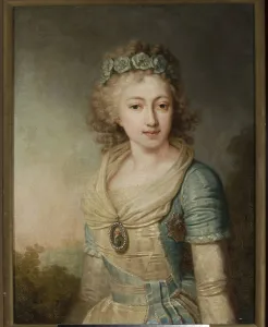 Borovikovsky Collection: Grand Duchess Elena Pavlovna of Russia (1784-1803), Grand Duchess of Mecklenburg-Schwerin