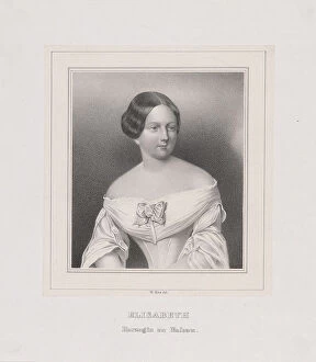 Images Dated 7th December 2017: Grand Duchess Elizabeth Mikhailovna of Russia (1826-1845), Duchess of Nassau, ca 1844-1850