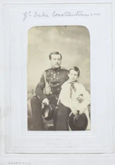 Grand Duke Constantine and Son, 1860-69. Creator: Verry Fils Grand Duke Constantine and Son, 1860-69. Creator: Verry Fils