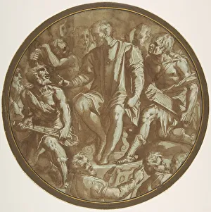 Grand Duke Cosimo I of Tuscany Surrounded by his Artists., ca. 1556-62. Creator: Unknown Grand Duke Cosimo I of Tuscany Surrounded by his Artists., ca. 1556-62. Creator: Unknown