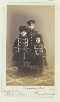 Monochrome Picture Collection: Grand Duke Dimitri Constantinovich, Grand Duke Constantin Constantinovich and Grand Duke Vyacheslav