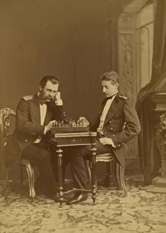 Blackwhite Collection: Grand Duke Konstantin Nikolaevich of Russia (1827-1892) and Grand Duke Constantine Constantinovich o