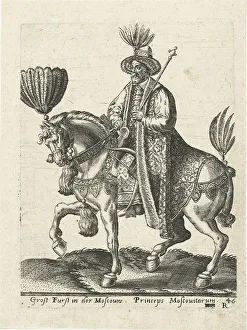 Ivan Iv Prints: Grand Duke of Muscovy, 1577. Artist: Bruyn, Abraham de (1540-1587)