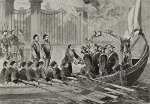 Grand Duke Nicholas Nikolaevich at the Dolmabahce Palace, Constantinople, March 26, 1878. Creator: Bernardo Rico