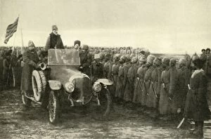 Commander Chief Gallery: Grand Duke Nikolai congratulates Russian troops...Erzerum, Turkey, First World War, 1916, (c1920)