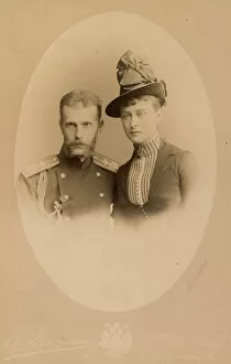 Elizabeth Feodorovna Collection: Grand Duke Sergei Alexandrovich and his wife Grand Duchess Elizabeth Fyodorovna, c. 1886