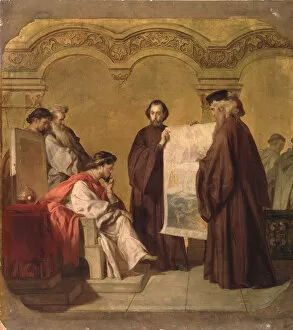Grand Duke Vladimir receiving the Ambassadors. Artist: Vereshchagin, Vasili Petrovich (1835-1909)