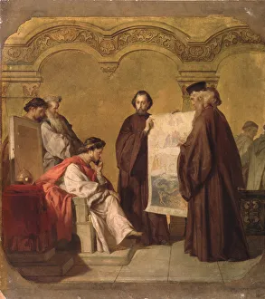 Images Dated 10th June 2013: Grand Duke Vladimir receiving the Ambassadors. Artist: Vereshchagin, Vasili Petrovich (1835-1909)