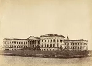 Calcutta Collection: Grand Entrance to the Government House, Calcutta, 1850s. Creator: Captain R. B. Hill