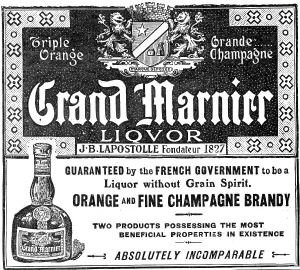 Brandy Prints: Grand Marnier liquor, 1909. Creator: Unknown