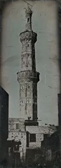 Prangey Girault De Gallery: Grand Minaret, Alexandria, 1842. Creator: Joseph Philibert Girault De Prangey