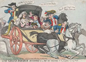 Antoinette Gallery: The Grand Monarck Discovered in a Pot de Chambre, or The Fugitives Turning Tail