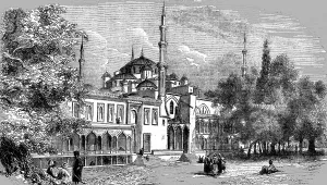 Istanbul Turkey Prints: Grand Mosque of the Sultan Achmet on the Hippodrome at Constantinople