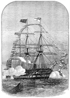 Rigging Prints: The Grand Naval Review, at Spithead: Getting under Way