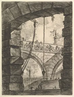 Carceri Dinvenzione Gallery: The Grand Piazza, from Carceri d invenzione (Imaginary Prisons), ca. 1749-50