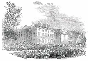 Grand Procession at Plymouth, on the First Despatch of the Cape Mails, 1850. Creator: Unknown