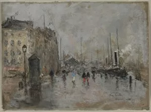 The Grand Quai of Le Havre, 1901. Creator: Siebe Johannes ten Cate (Dutch, 1858-1908)