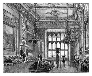Reception Room Prints: Grand Reception Room, Windsor Castle, c1888