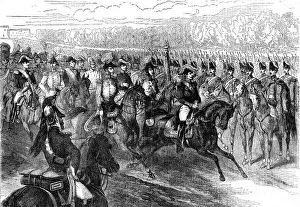 Grand Review in Paris, 12th. April 1854, 1854. Creator: Unknown