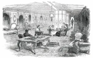 Cunard Prints: Grand Saloon of the Atlantic, 1850