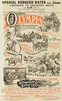 Scrap Book Prints: Grand Sporting and Military Show at Olympia in London, 1896. Creator: Unknown