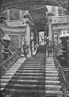 Ward Downey Prints: Grand Staircase, Buckingham Palace, 1890