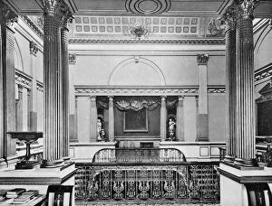 The grand staircase, Londonderry House, 1908.Artist: Bedford Lemere and Company