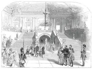 Bavaria Gallery: The Grand Staircase, in the Palace at Wurzburg, 1845. Creator: Unknown