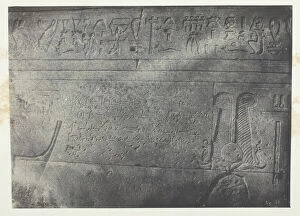 30th Dynasty Gallery: Grand Temple d Isis aPhiloe, Inscription Demotique;Nubie, 1849 / 51