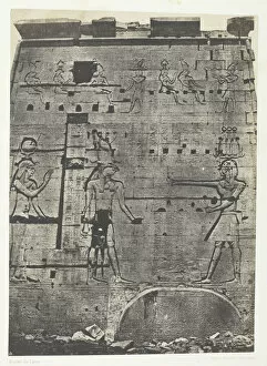 30th Dynasty Gallery: Grand Temple d Isis aPhiloe, Second Pylone;Nubie, 1849 / 51, printed 1852