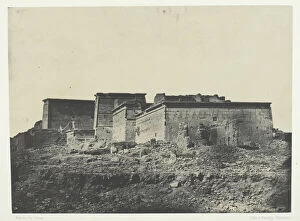 Maxime Du Camp Gallery: Grand Temple d Isis aPhiloe, Vue Generale Prise du Nord;Nubie, 1849 / 51