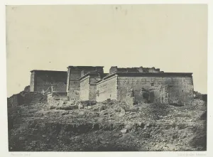 30th Dynasty Prints: Grand Temple d Isis aPhiloe, Vue Generale Prise du Nord;Nubie, 1849 / 51