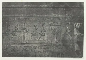 Grand Temple de Denderah (Teutyres), Sculptures de la Facade Posterieure