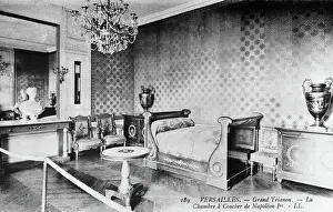 1900 Prints: The Grand Trianon, Napoleon's bed room