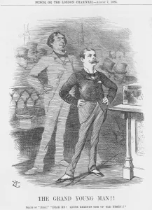 The Grand Young Man!!, 1886. Artist: Joseph Swain