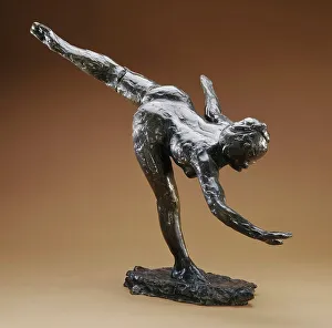 Mould Prints: Grande Arabesque, This example cast posthumously (Hebrard cast 60/D). Creator: Edgar Degas