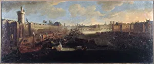 1st Arrondissement Prints: Grande Galerie of the Louvre, with new gate